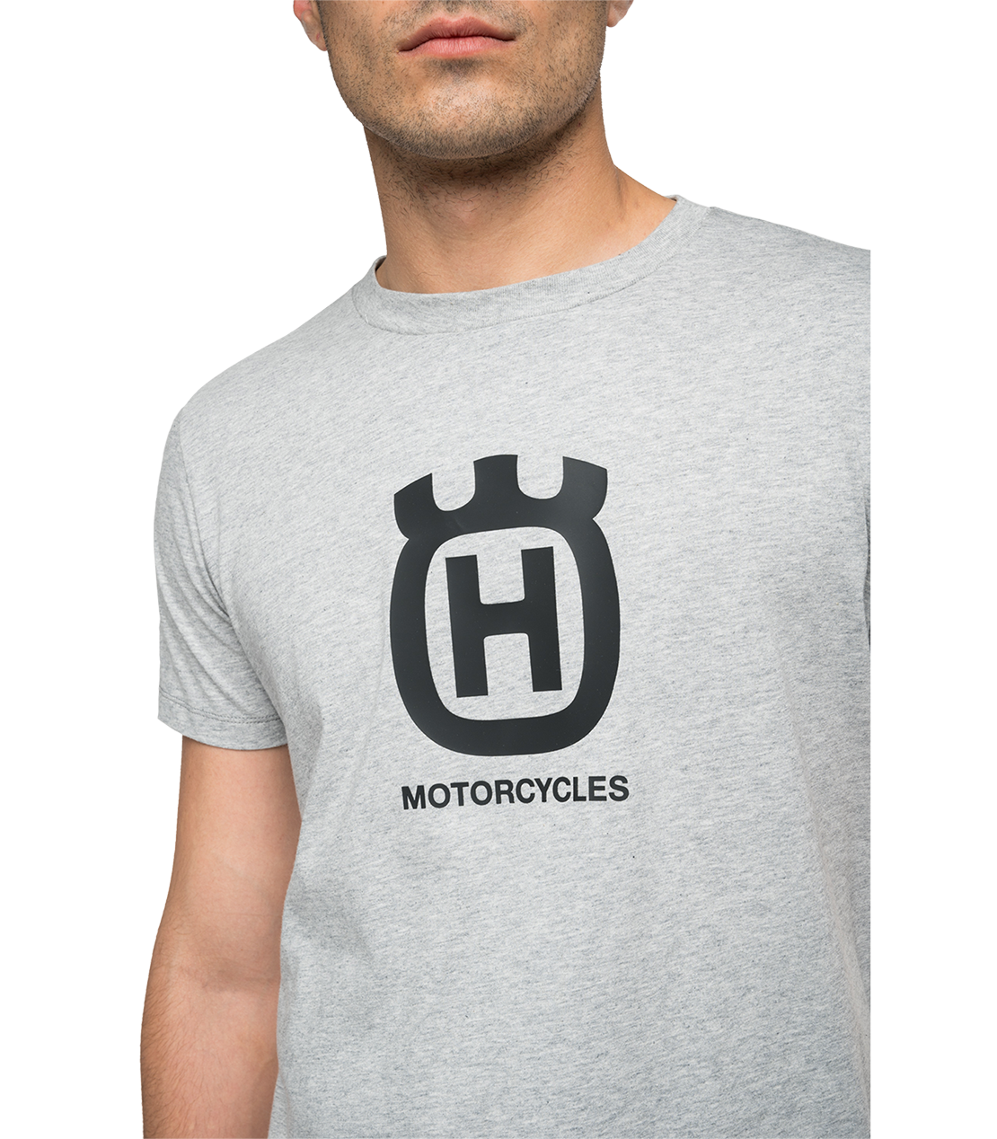 オーガニックコットン Tシャツ REPLAY FOR HUSQVARNA 詳細画像 グレーメランジ 5